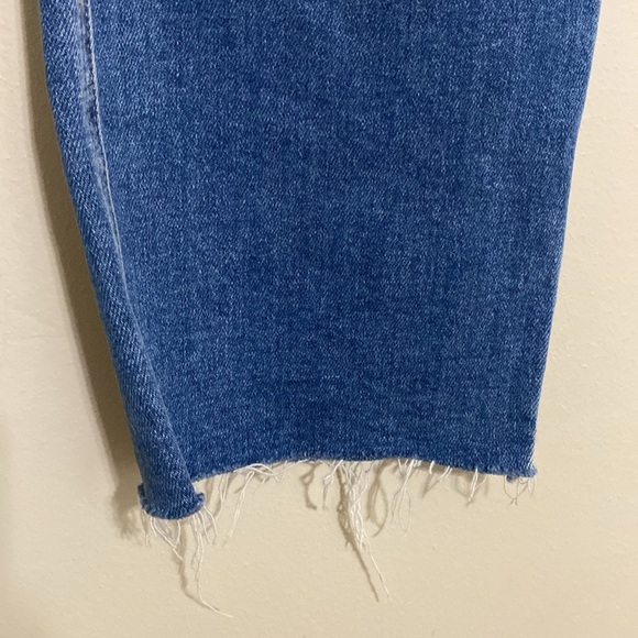 Flying Monkey High Rise Blue Jeans women 22 Distressed festival Y2K boho retro - Picture 8 of 15